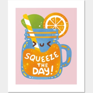 Squeeze The Day Orange Posters and Art